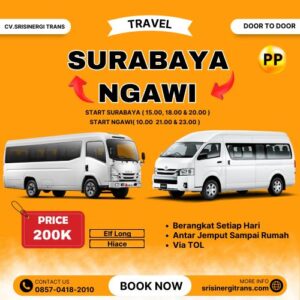 Mobil Travel Surabaya Ngawi Harga Murah Dari Bandara