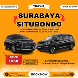 Nomor Telepon Travel Surabaya Situbondo, Harga Tiket Murah