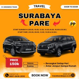 Travel Surabaya Pare Kampung Inggris, Harga Tiket Murah