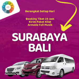Travel Surabaya Bali Mobil Hiace Terbaik Pagi Siang Malam
