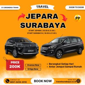 Travel Dari Jepara Ke Surabaya + Harga Tiket & Info Jadwal