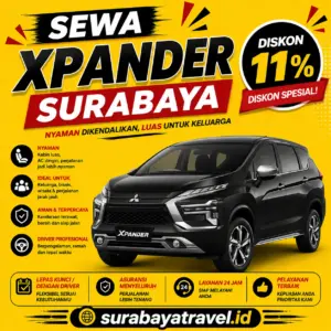 Rekomendasi Sewa Xpander Surabaya, Harga Lepas Kunci Harian atau Bulanan Murah