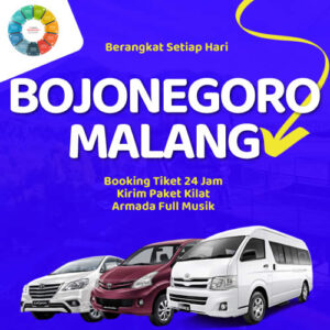 Travel Bojonegoro Malang, Harga Tiket Murah, Berangkat Pagi & Malam
