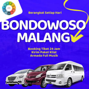 Travel Bondowoso Malang, Harga Tiket Murah, Berangkat Pagi & Malam