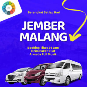 Travel Jember Malang Hiace 24 Jam, Antar Sampe Depan Rumah Harga Tiket Murah
