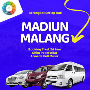Travel Madiun Malang Via Tol, Antar Sampe Depan Rumah Harga Tiket Murah Rating Tertinggi