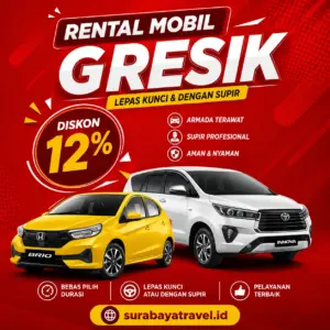 Rental Mobil Gresik Bebas Biaya Tambahan, Harga Sewa Lepas Kunci Murah