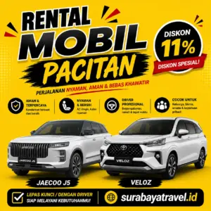 Rekomendasi Rental Mobil Pacitan, Harga Lepas Kunci Harian atau Bulanan Murah
