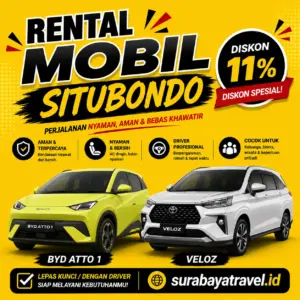 Rekomendasi Rental Mobil Situbondo, Harga Lepas Kunci Harian atau Bulanan Murah