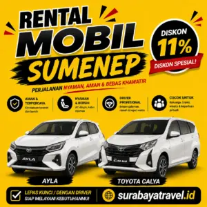 Rekomendasi Rental Mobil Sumenep, Harga Lepas Kunci Harian atau Bulanan Murah