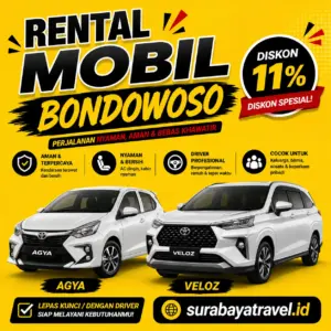 Rekomendasi Rental Mobil Bondowoso, Harga Lepas Kunci Harian atau Bulanan Murah