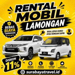 Rekomendasi Rental Mobil Lamongan, Harga Lepas Kunci Rating Tertinggi Murah