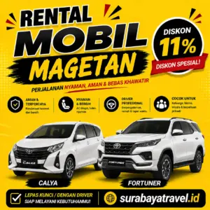 Rekomendasi Rental Mobil Magetan, Harga Lepas Kunci atau Tanpa Sopir Murah