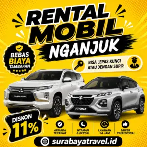 Rekomendasi Rental Mobil Nganjuk, Harga Lepas Kunci 24 Jam Rating Tertinggi Murah
