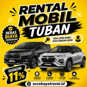 Rekomendasi Rental Mobil Tuban, Harga Lepas Kunci Tanpa Sopir Rating Tertinggi Murah