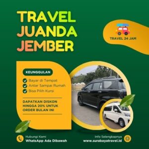 Serius❓ Travel Bandara Juanda ke Jember Paling Diburu Penumpang Harga Semurah Ini❗