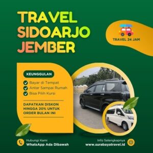 Serius❓ Travel Sidoarjo Jember Paling Diburu Penumpang Harga Tiketnya Semurah Ini❗