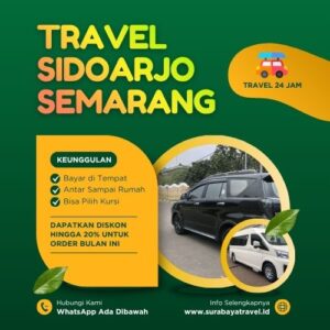 Serius❓ Travel Sidoarjo Semarang Via Tol Door to Door Tiketnya Semurah Ini❗