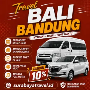 Rekomendasi Travel Bali Bandung Paling Diburu Penumpang Harga Tiketnya Semurah Ini❗