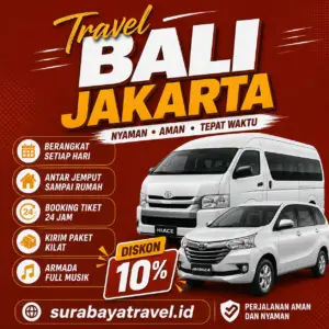 Rekomendasi Travel Bali Jakarta Door To Door Bukan Dengan Bus Harga Tiketnya Semurah Ini❗