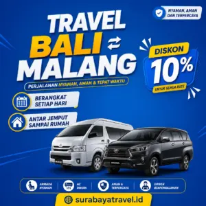 Rekomendasi Travel Bali Malang Hiace Berangkat Pagi dan Malam Dengan Harga Tiket Semurah Ini