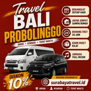 Rekomendasi Travel Bali Probolinggo Paling Diburu Penumpang Harga Tiketnya Semurah Ini❗