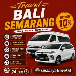 Rekomendasi Travel Bali Semarang Paling Diburu Penumpang Harga Tiketnya Semurah Ini❗