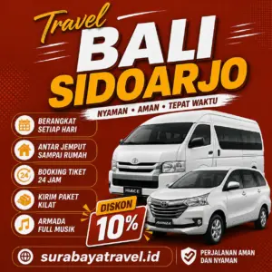 Rekomendasi Travel Bali Sidoarjo Hiace Paling Diburu Penumpang Harga Tiketnya Semurah Ini❗