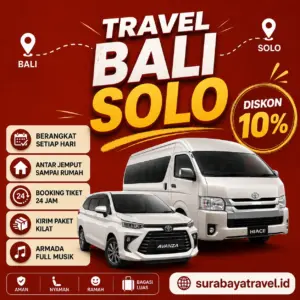 Rekomendasi Travel Bali Solo Paling Diburu Penumpang Harga Tiketnya Semurah Ini❗