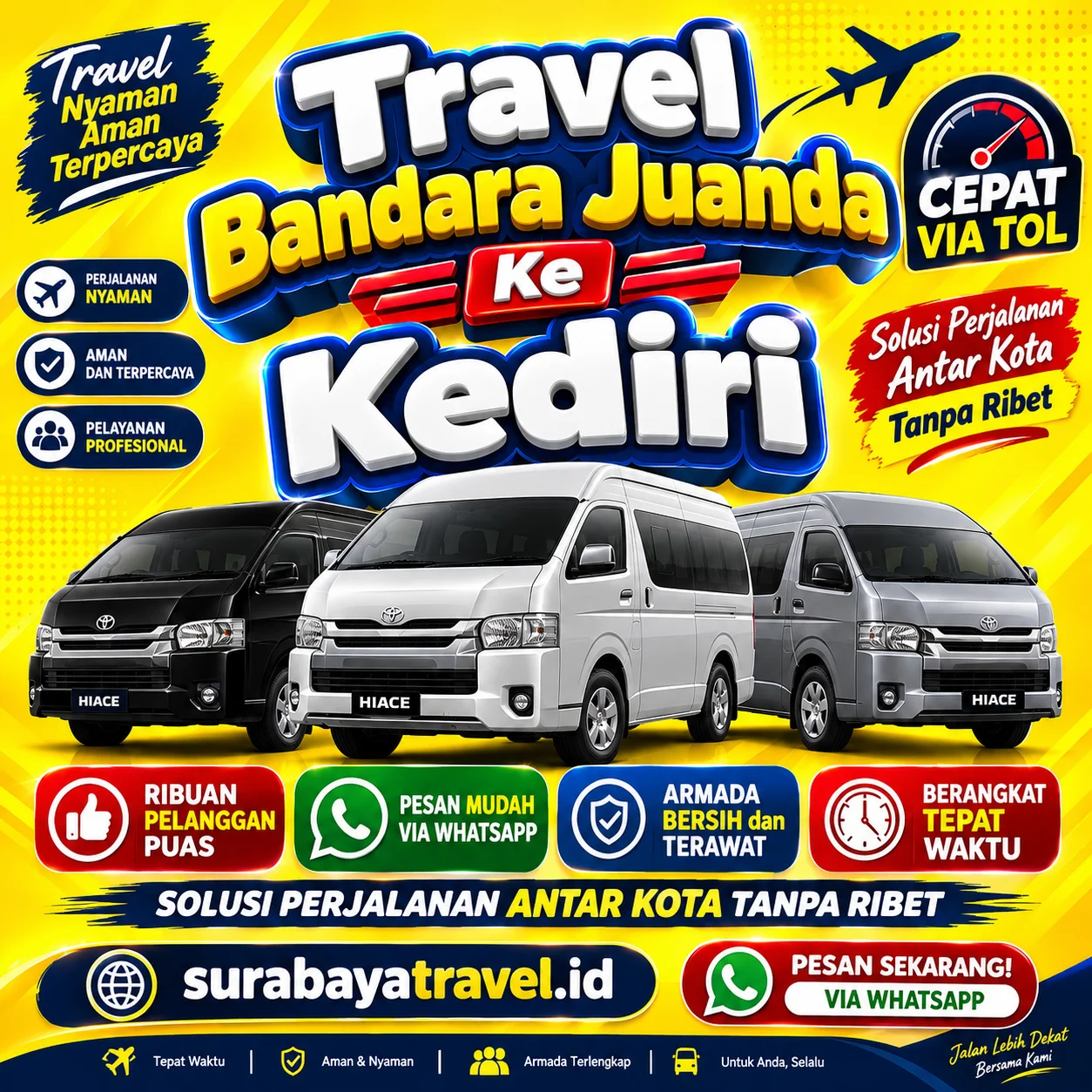 Rekomendasi Travel Bandara Juanda Ke Kediri Via Tol Harga Tiketnya Semurah Iniβ
