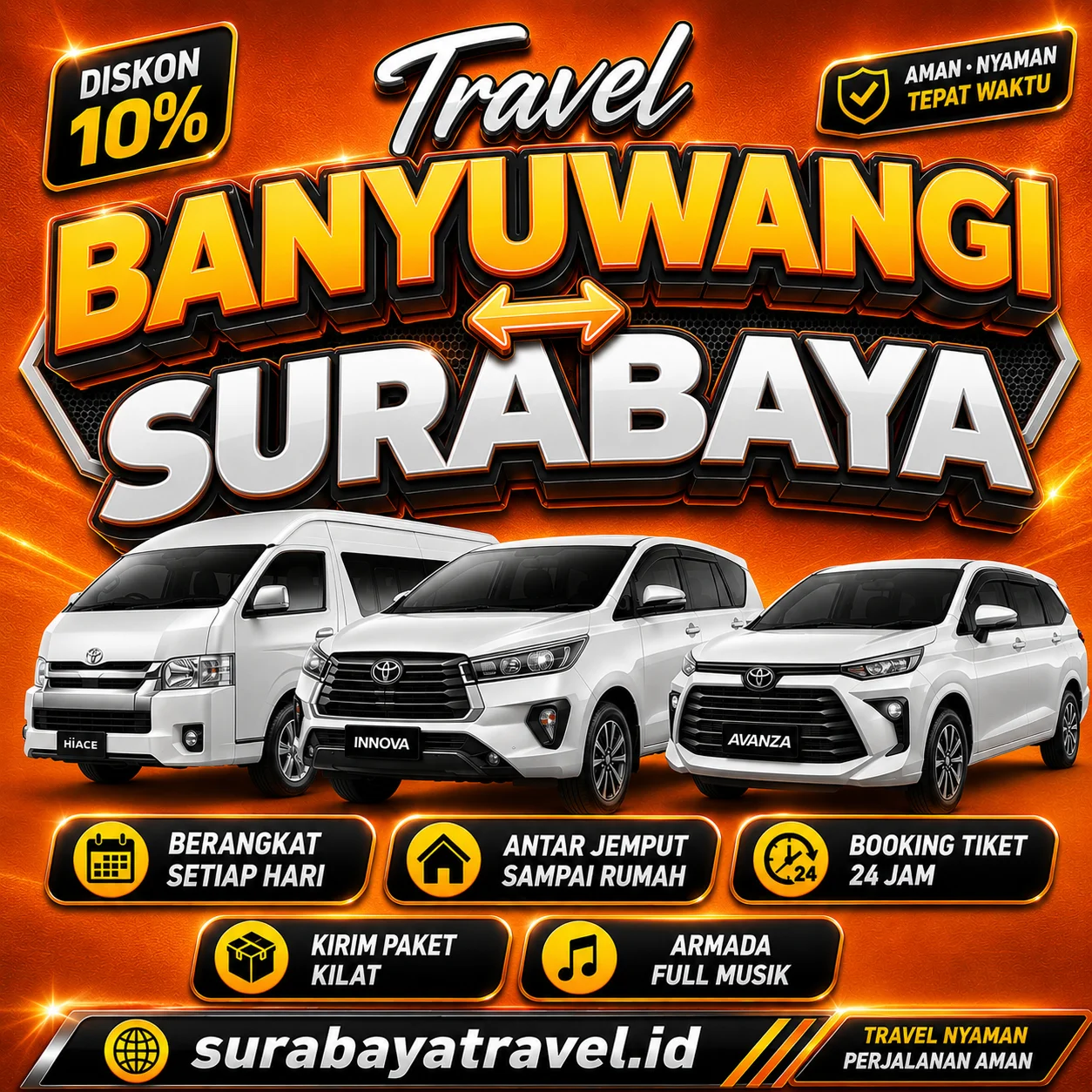 Rekomendasi Travel Banyuwangi Surabaya Terbaik Berangkat Siang dan Malam Harga Semurah Ini❗