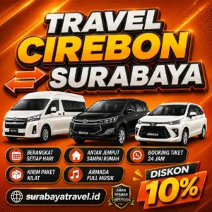Rekomendasi Travel Cirebon Surabaya Paling Diburu Penumpang Harga Tiketnya Semurah Ini❗