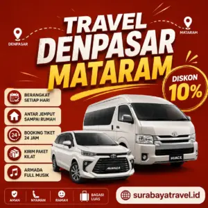 Rekomendasi Travel Denpasar Mataram Paling Diburu Penumpang Harga Tiketnya Semurah Ini❗