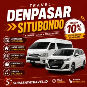Rekomendasi Travel Denpasar Situbondo Paling Diburu Penumpang Harga Tiketnya Semurah Ini❗