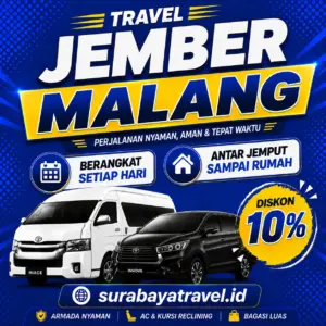 Rekomendasi Travel Jember Malang 24 Jam Hiace Terbaik Dengan Harga Tiket Semurah Ini