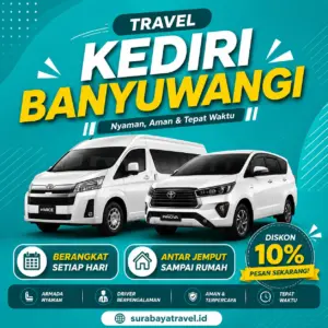 Travel Kediri Banyuwangi Berapa?🍁 Ternyata Harga Tiket Murah, Cek Ini