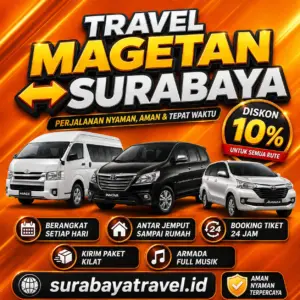 Rekomendasi Travel Magetan Surabaya Rating Tertinggi Harga Tiketnya Semurah Ini❗