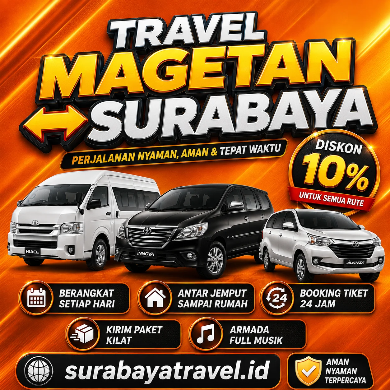 Rekomendasi Travel Magetan Surabaya Rating Tertinggi Harga Tiketnya Semurah Ini❗