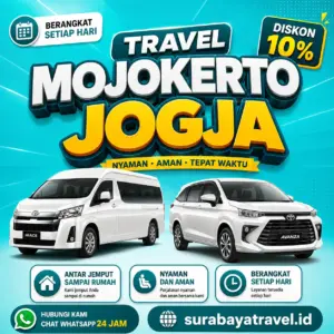 Rekomendasi Travel Mojokerto Jogja Harga Semurah Ini, Paling Diburu Penumpang❗