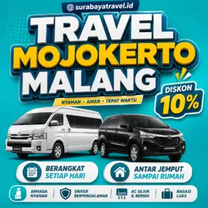 Rekomendasi Travel Mojokerto Malang Paling Diburu Penumpang Harga Tiketnya Semurah Ini❗