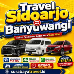 Rekomendasi Travel Sidoarjo Banyuwangi Paling Diburu Penumpang Harga Semurah Iniβ