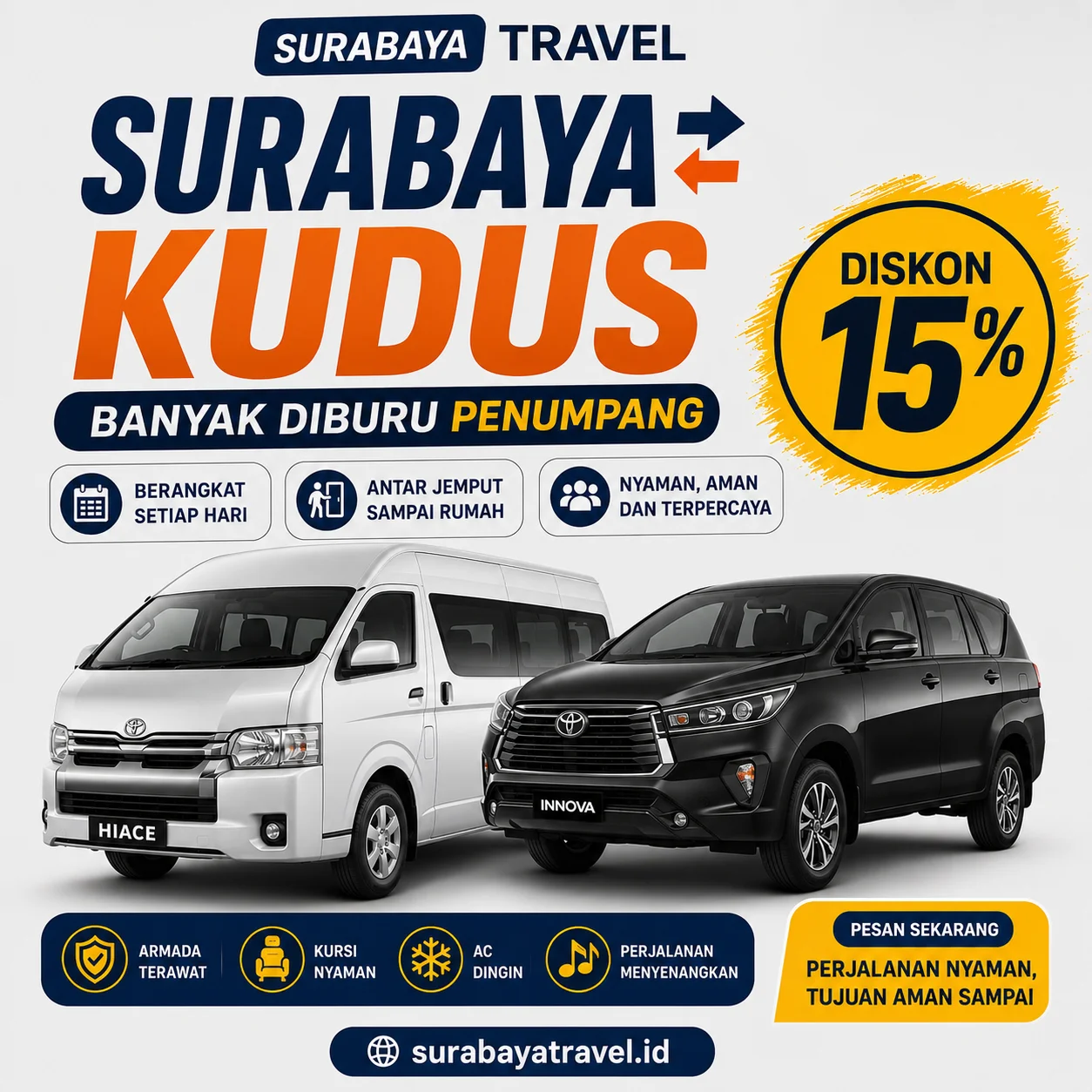 Rekomendasi Travel Surabaya Kudus Terbaru 2026, Harga Tiketnya Ternyata Semurah Ini