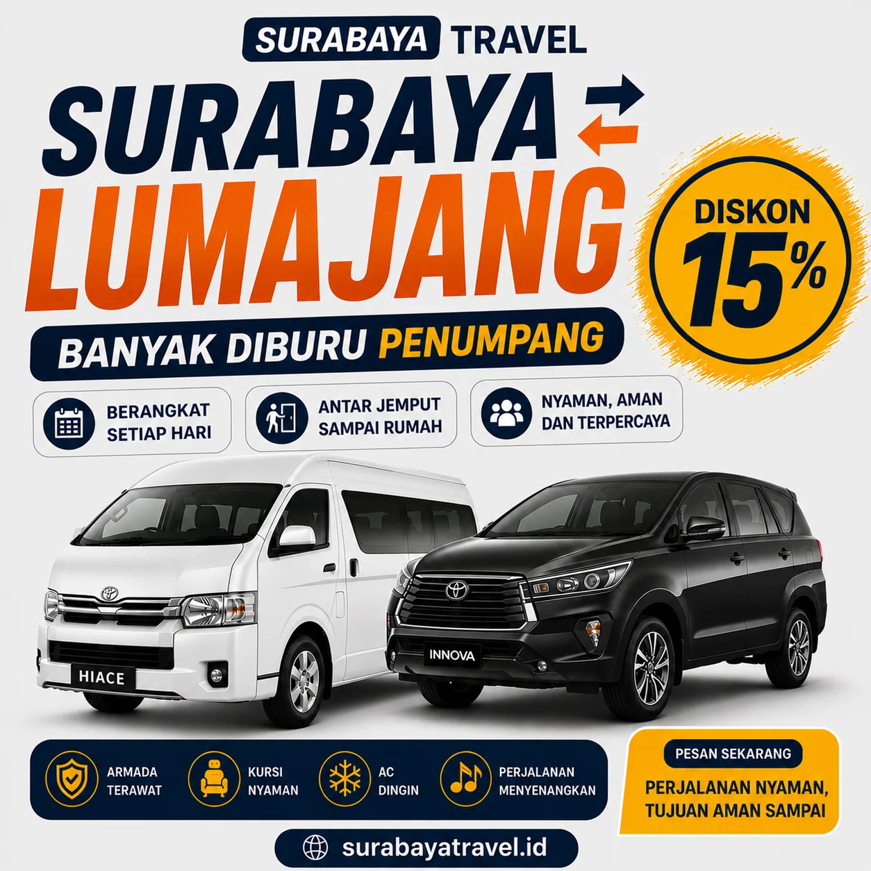 Rekomendasi Travel Surabaya Lumajang Terbaru 2026, Harga Tiketnya Ternyata Semurah Ini