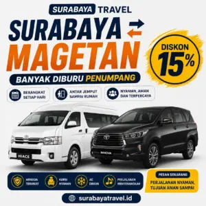 Rekomendasi Travel Surabaya Magetan Rating Tertinggi Terbaru 2026, Harga Tiketnya Ternyata Semurah Ini