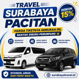 Rekomendasi Travel Surabaya Pacitan Terbaru 2026, Harga Tiketnya Ternyata Semurah Ini