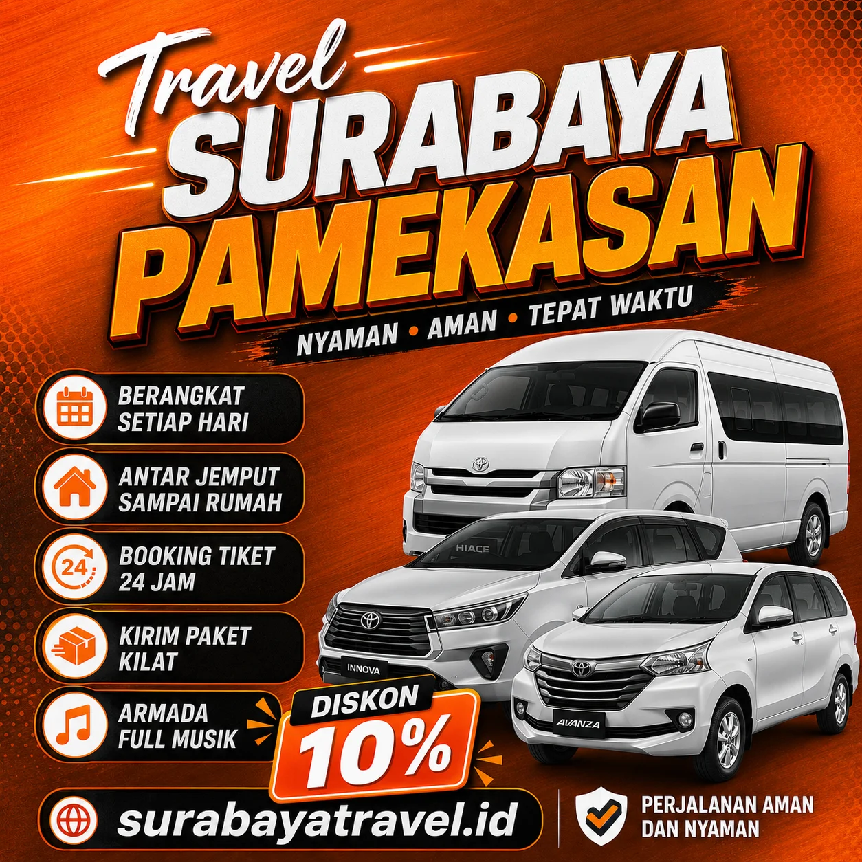 Rekomendasi Travel Surabaya Pamekasan Harga Semurah Ini, Paling Diburu Penumpangβ
