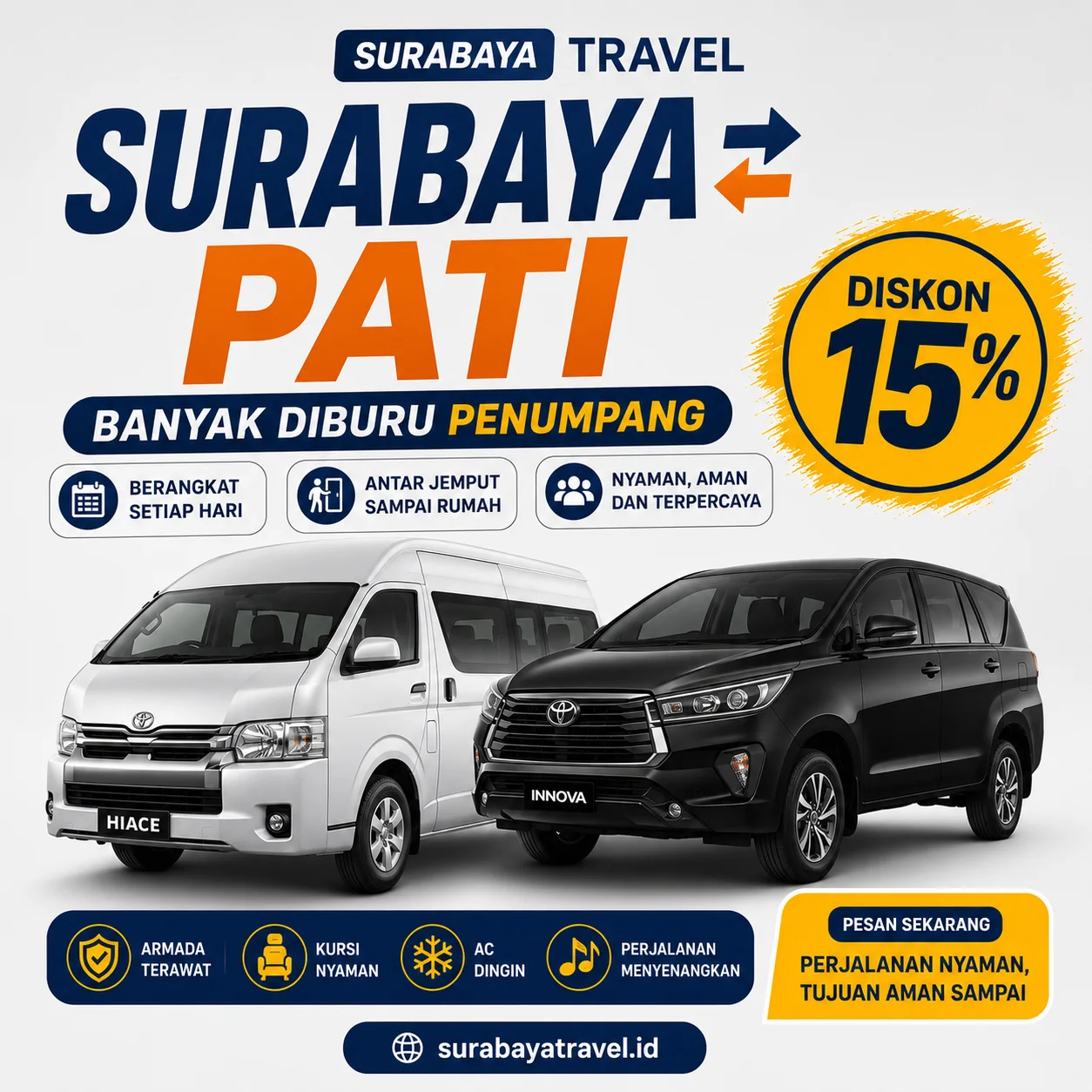 Rekomendasi Travel Surabaya Pati Terbaru 2026, Harga Tiketnya Ternyata Semurah Ini