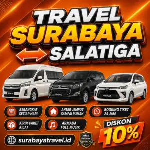 Rekomendasi Travel Surabaya Salatiga Lewat Tol Harga Semurah Ini, Paling Diburu Penumpang❗