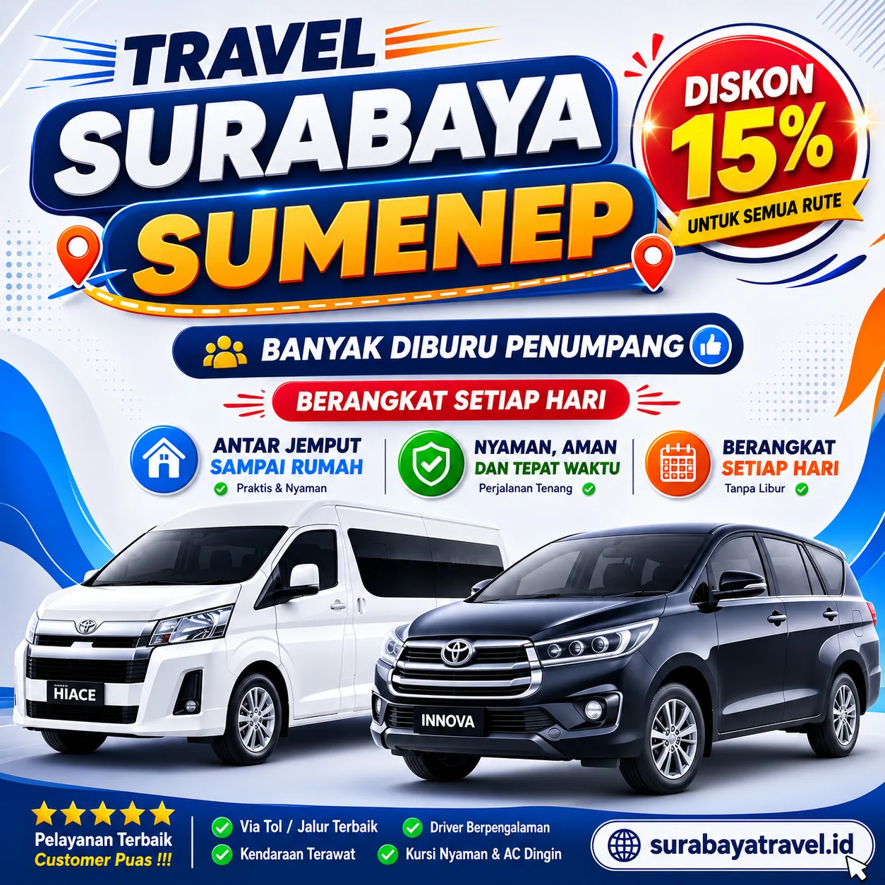 Rekomendasi Travel Surabaya Sumenep Terbaru 2026, Harga Tiketnya Ternyata Semurah Ini