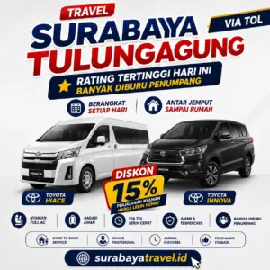 Rekomendasi Travel Surabaya Tulungagung Via Tol Terbaru 2026, Harga Tiketnya Ternyata Semurah Ini